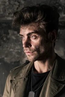 Weathered face