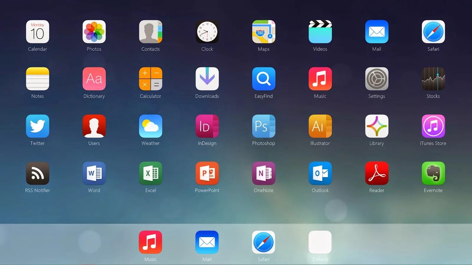 Launcher mac os. Панель для приложений на рабочий стол. приложение launcher windows. ios тема на windows 7. windows 7 launcher для windows.