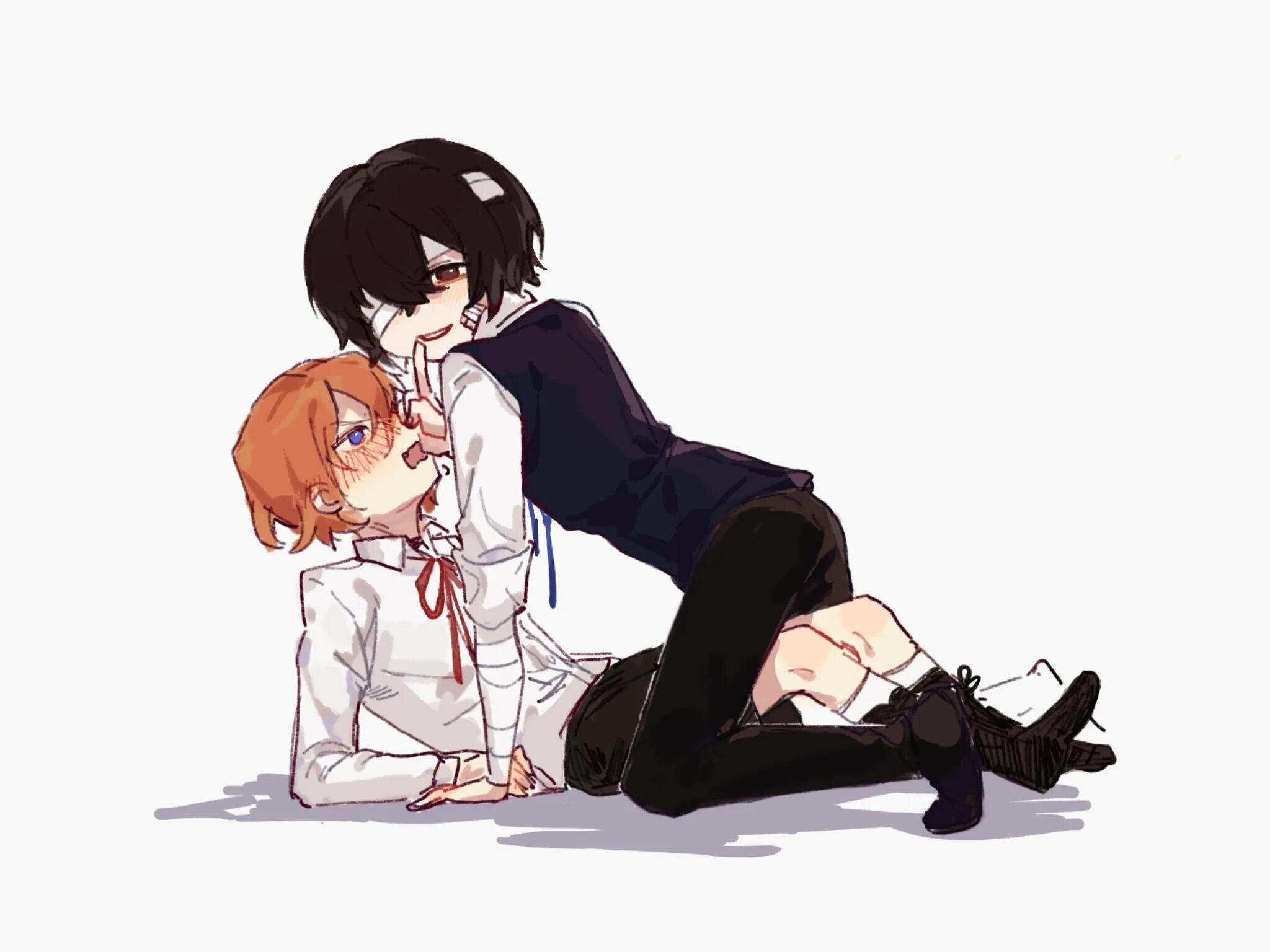 Чуя накахара и дадзай осаму семья. Накахара и дазай. Накахара и дазай. Аниме яой дазай и чуя. Осаму дазай/чуя накахара.