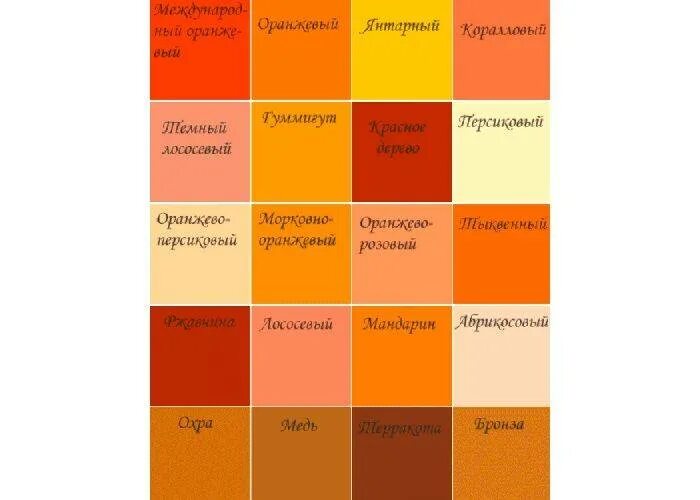 Как называется кирпичный цвет. Как называется кирпичный цвет