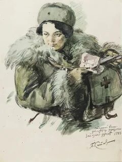 Фронтовая медсестра