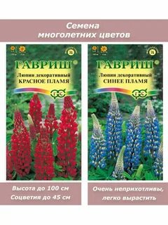 Семена неприхотливых многолетних цветов