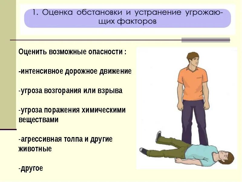 Универсальный алгоритм оказания помощи. Универсальный алгоритм оказания первой помощи. Оценка обстановки и устранение угрожающих факторов. Алгоритм оказания 1 помощи. Оценка обстановки при оказании первой помощи.