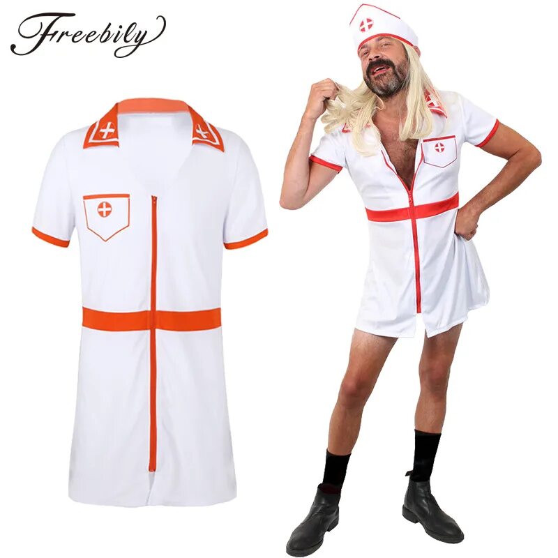 Nurse halloween costume outfit. Костюм медбрата. Смешные костюмы для ролевых игр. Buffed nurse man. Парень в костюме медсестры.