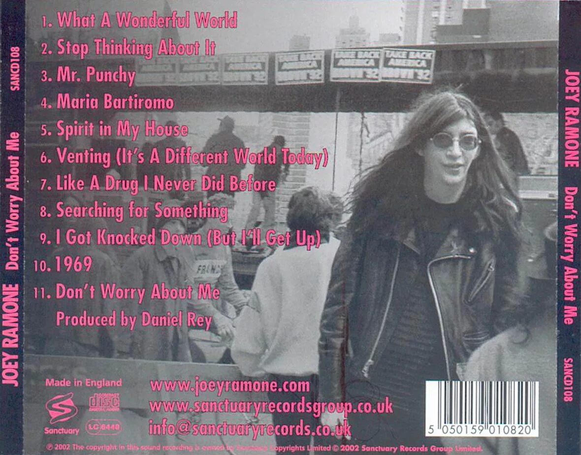 He s worried about me. Joey Ramone don't worry about me. Joey Ramone - "don't worry about me"(2002). Joey Ramone Линда Дэниелс. Джоуи Рамон постеры.
