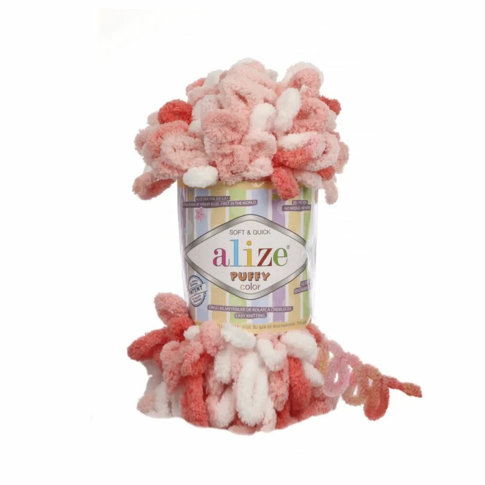 Пряжи alize puffy color. Alize puffy color 5922. alize puffy color 6372. пряжа alize puffy color. пряжа ализе пуффи color.