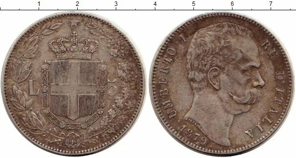1879 лир. 5 Лир Италия 1929 года. Италия 2 Лиры 1882 Умберто i серебро XF. Монета Италии в 5 лир.