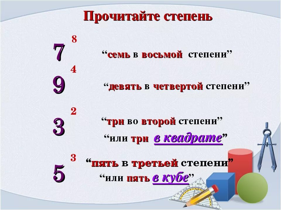 Степени 3. Три в степени 3. Восьмая степень. Семь в восьмой степени.