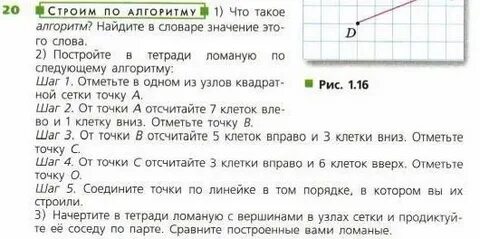 Вершина в узлах сетки