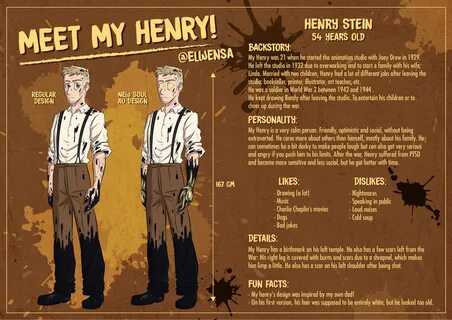 a brochure with two men standing next to each other and the words meet my h...