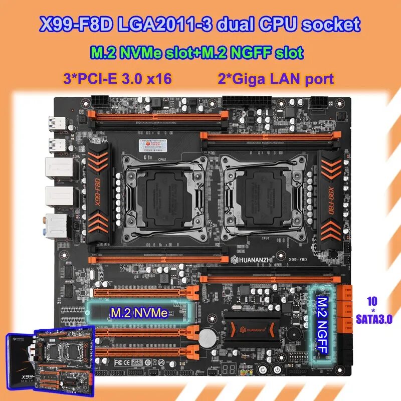 X99 какой блок питания. Материнская плата huananzhi x99 f8. huananzhi x99 f8 lga2011-3. x99 8m f huananzhi m.2 nvme. huananzhi x99 f8 с процессором.