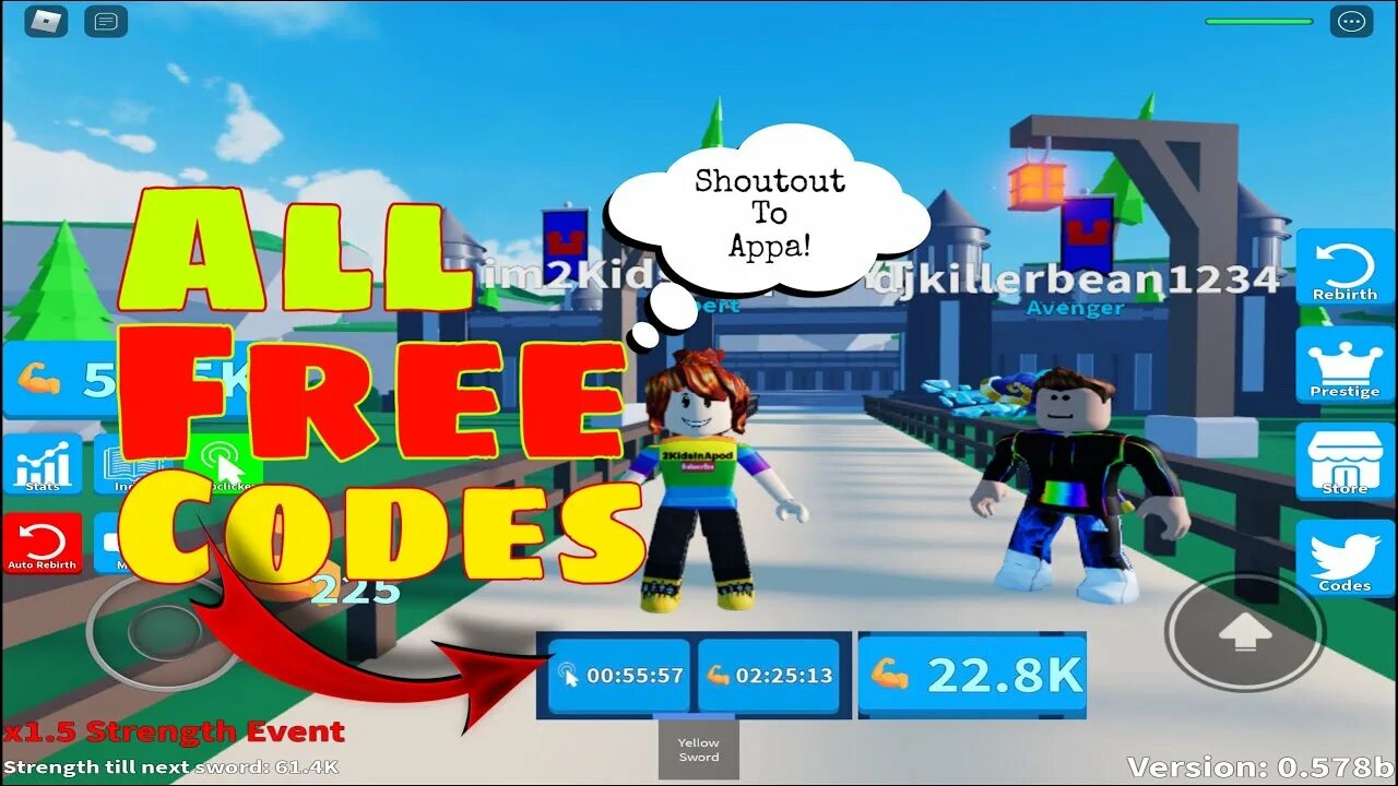 Коды кликер файтинг симулятор. Коды в симуляторе мечей. коды в sword simulator. strength simulator roblox. роблокс кликер симулятор превью.