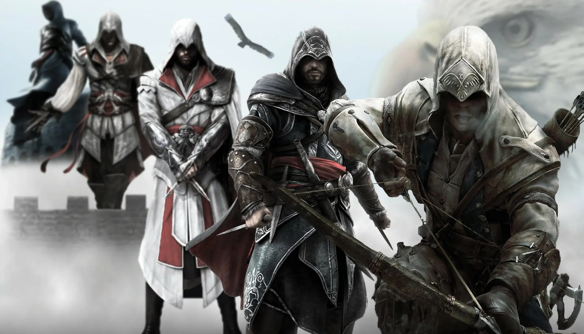 Assassin поиграть. Альтаир эцио коннор. assassin s creed. ассасин крид 5. ассасин крид 1.