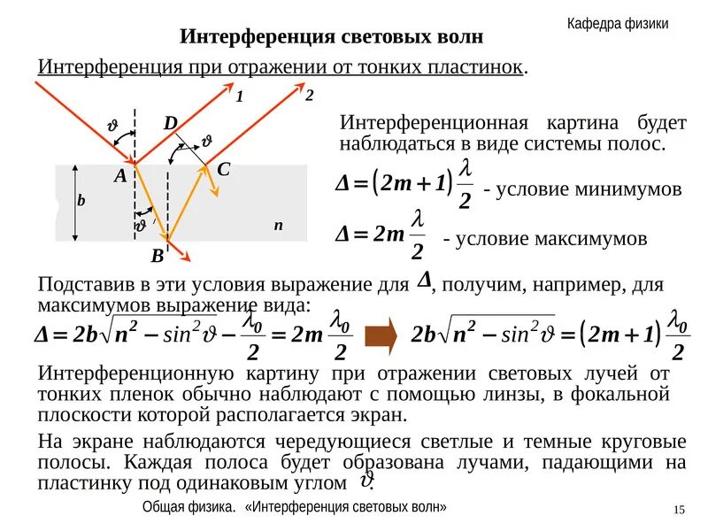 Интерференция в тонких пленках физика. Что такое интерференция волн физика 9 класс кратко. 20. Интерференция световых волн.. Интерференция в плоских пленках. Что необходимо для интерференции волн