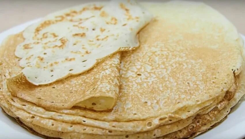 Блины на молоке и дрожжах быстрый рецепт