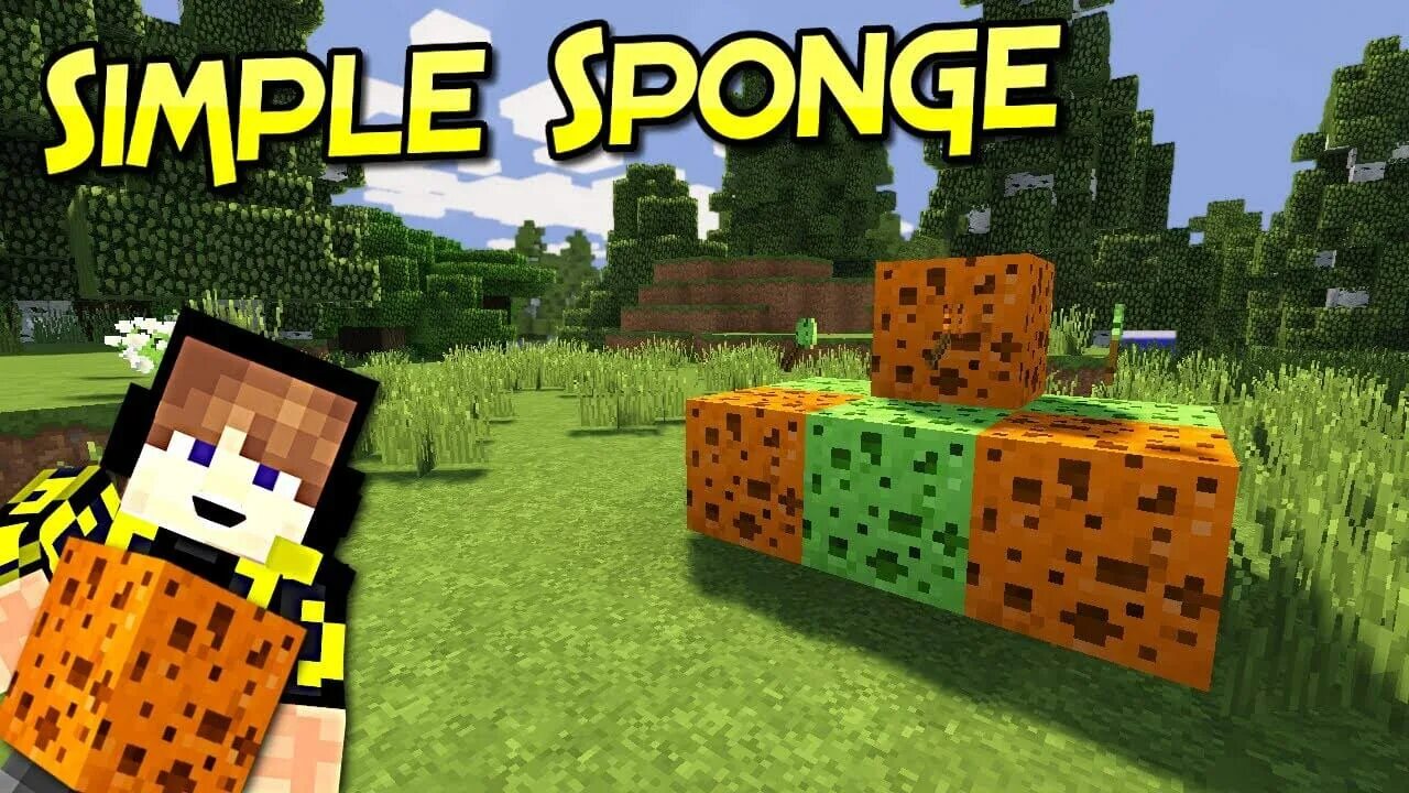 Sponge mods. Крафт губки. Sponge 1.12.2. Крафт губки в майнкрафт. Крафт губки в майнкрафт 1.12.2.