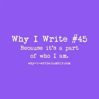 Why i write