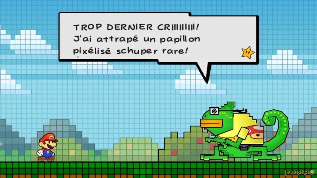 Super paper. Francis paper mario.
