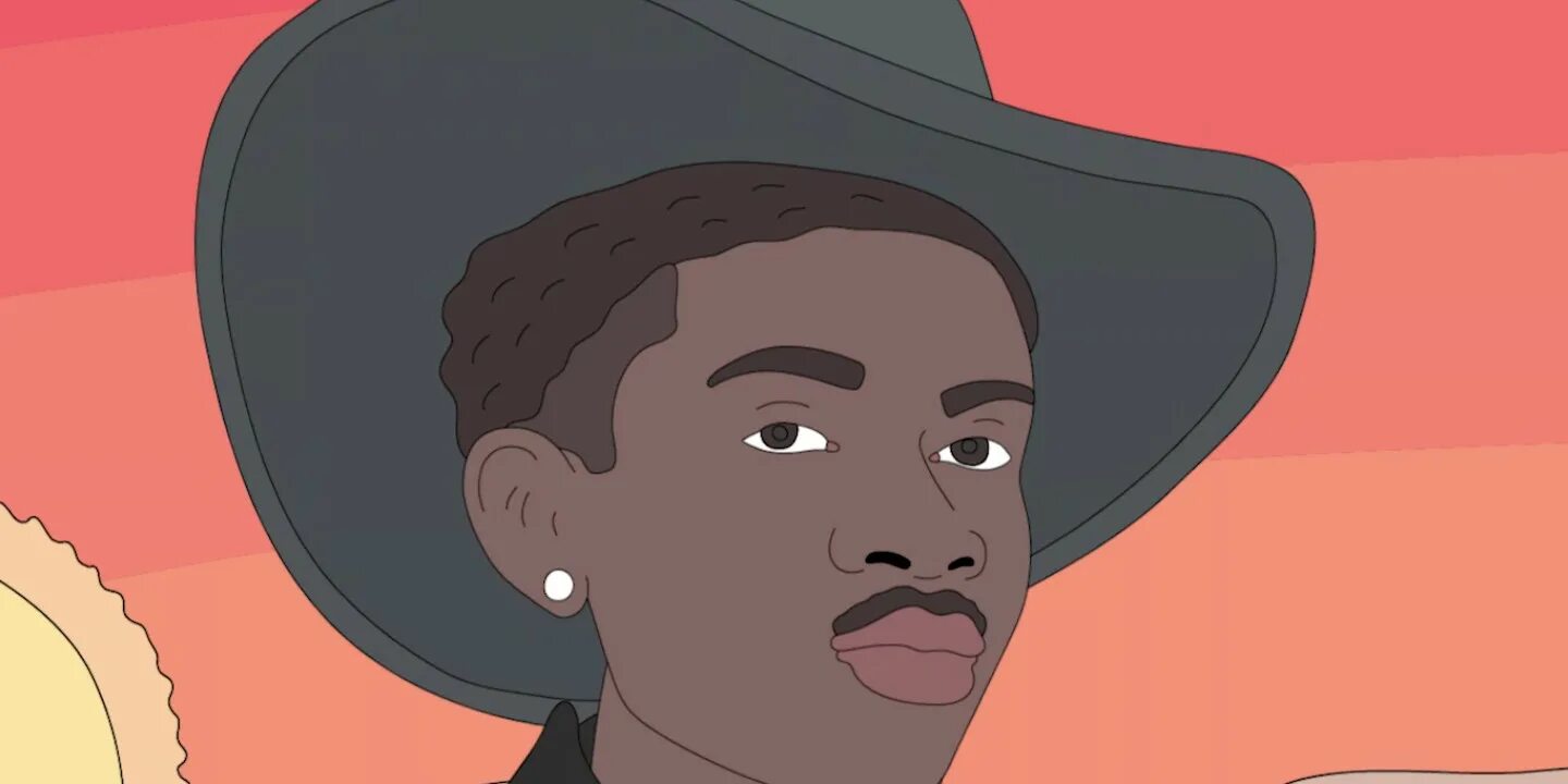 Old town remix. Lil nas x old Town Road. Lil nas cartoon.