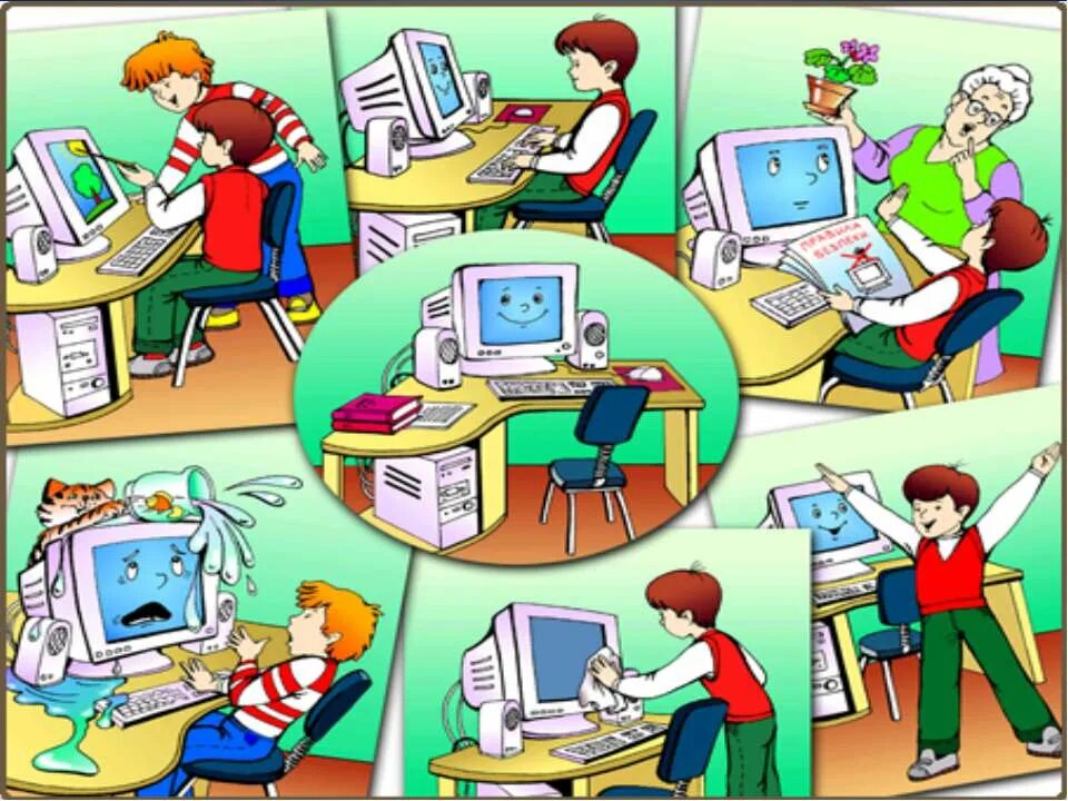 Урок 15 информатика. Дошкольник и компьютер. Урок по информатике. Ребенок за компьютером рисунок. Уроки компьютерной безопасности.
