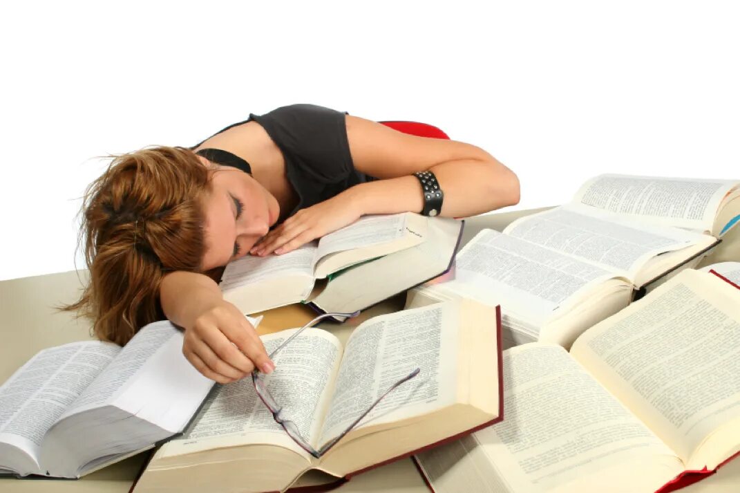 Again to study. Study time картинка. Девушка изучает книгу. Sleepping или sleeping. Too much homework.