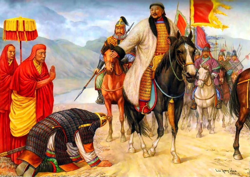 Как звали ханов золотой орды. Монгольский Хан Хубилай. Хан Хубилай внук Чингисхана.