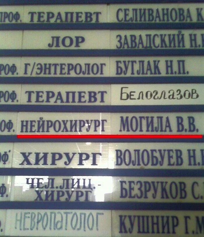 10 смешных имен
