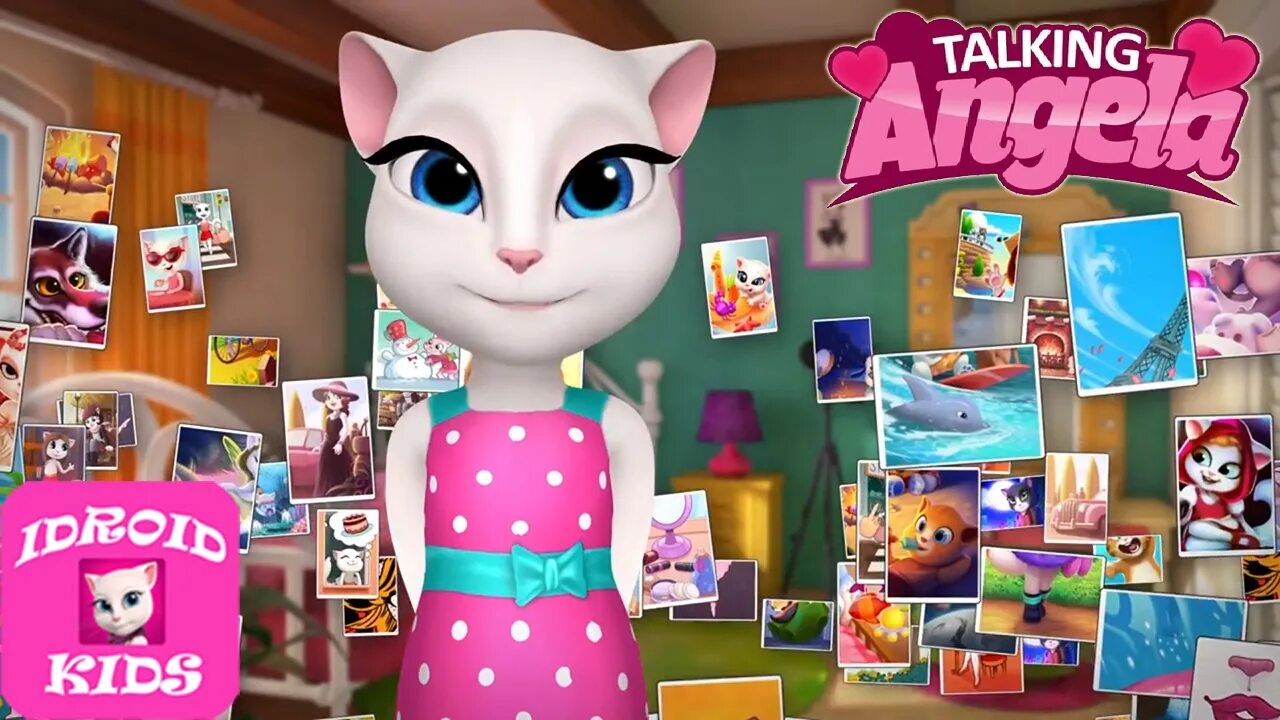 Анджела. My talking Angela. Новую игру анжелу