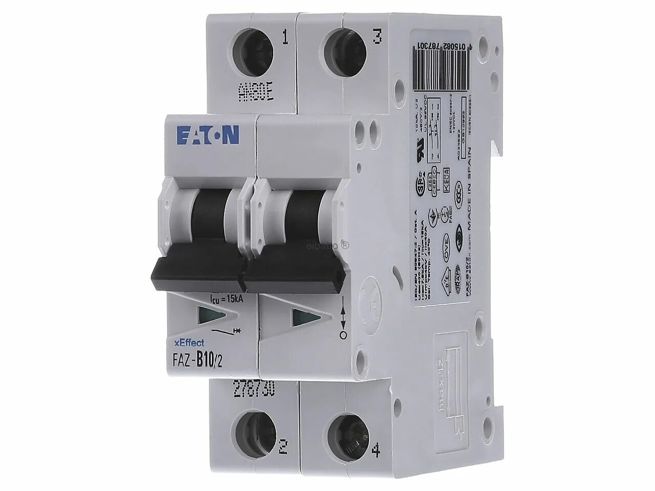 Автоматический выкл. Eaton faz-c16/1. Circuit Breaker 2p c4. Автоматический выключатель hl-c10 2p Eaton. Автомат Eaton c3 DC.