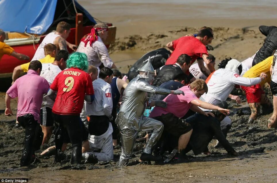 Where is the maldon mud race held