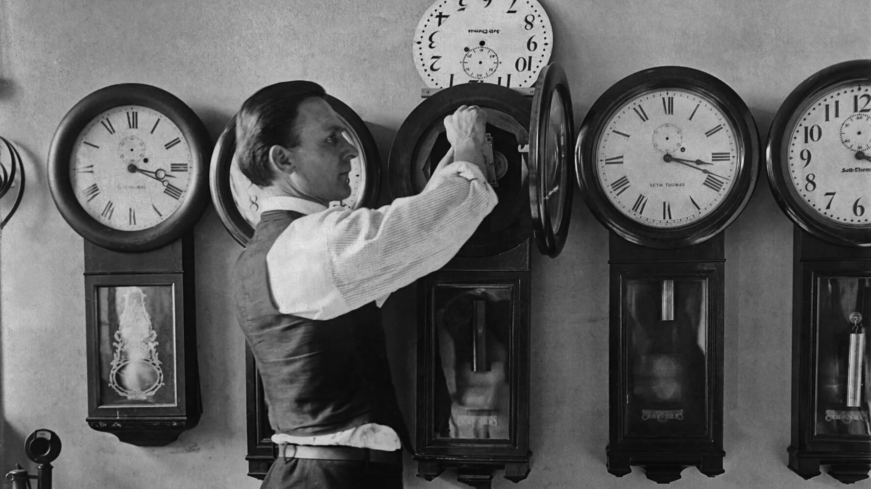 Put on clock