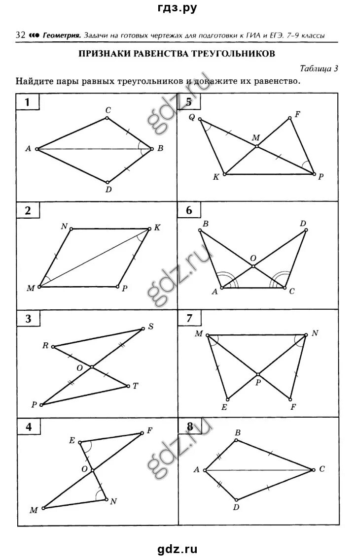 Тест треугольники признаки равенства треугольников ответы. Признаки равенства треугольников на готовых чертежах. Равенство треугольников задачи на готовых чертежах. Задачи на равенство треугольников по готовым чертежам. Признаки равенства треугольников 7 класс задачи на готовых чертежах.