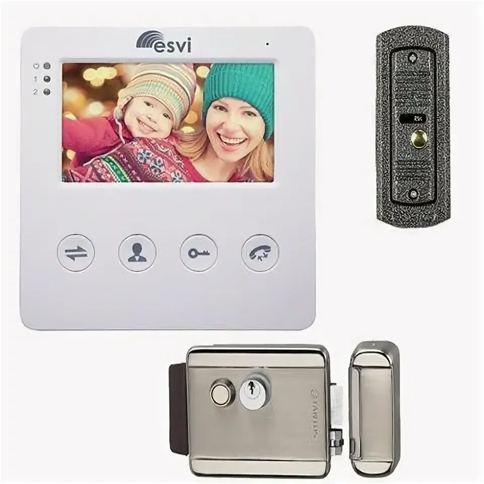Комплект видеодомофона wi fi. EVJ-bw6-AHD(S) вызывная панель к видеодомофону, 720p, цвет серебро. ESVI EVJ-7(W) цветной 7" видеодомофон на две вызывные панели, слот MICROSD. ESVI EVJ-11-AHD цветной 10" видеодомофон на две вызывные панели, слот MICROSD. EVJ-bw6(s) вызывная панель к видеодомофону, 600твл, цвет серебро.