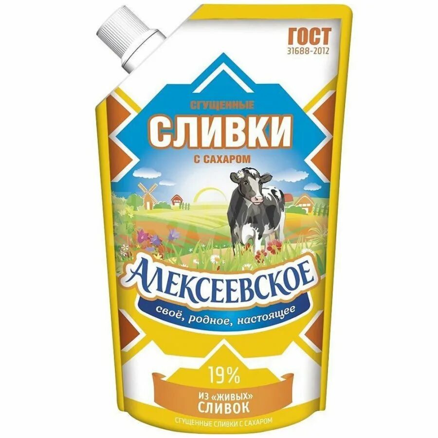 Алексеевские сливки 270 г 19%. Сгущенные сливки Алексеевские с сахаром 19% БЗМЖ 270 Г. Сливки Алексеевские сгущенные с сахаром. Алексеевское сгущенное сливки. Сгущенные сливки купить