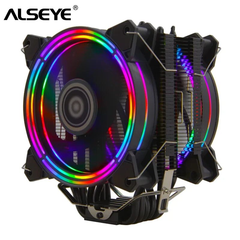 Вентилятор с rgb подсветкой. Кулер для процессора ALSEYE h120d. Кулер ALSEYE h120d RGB. Вентилятор для CPU ALSEYE h120d Universal (h120d). Вентилятор ALSEYE 120 RGB.