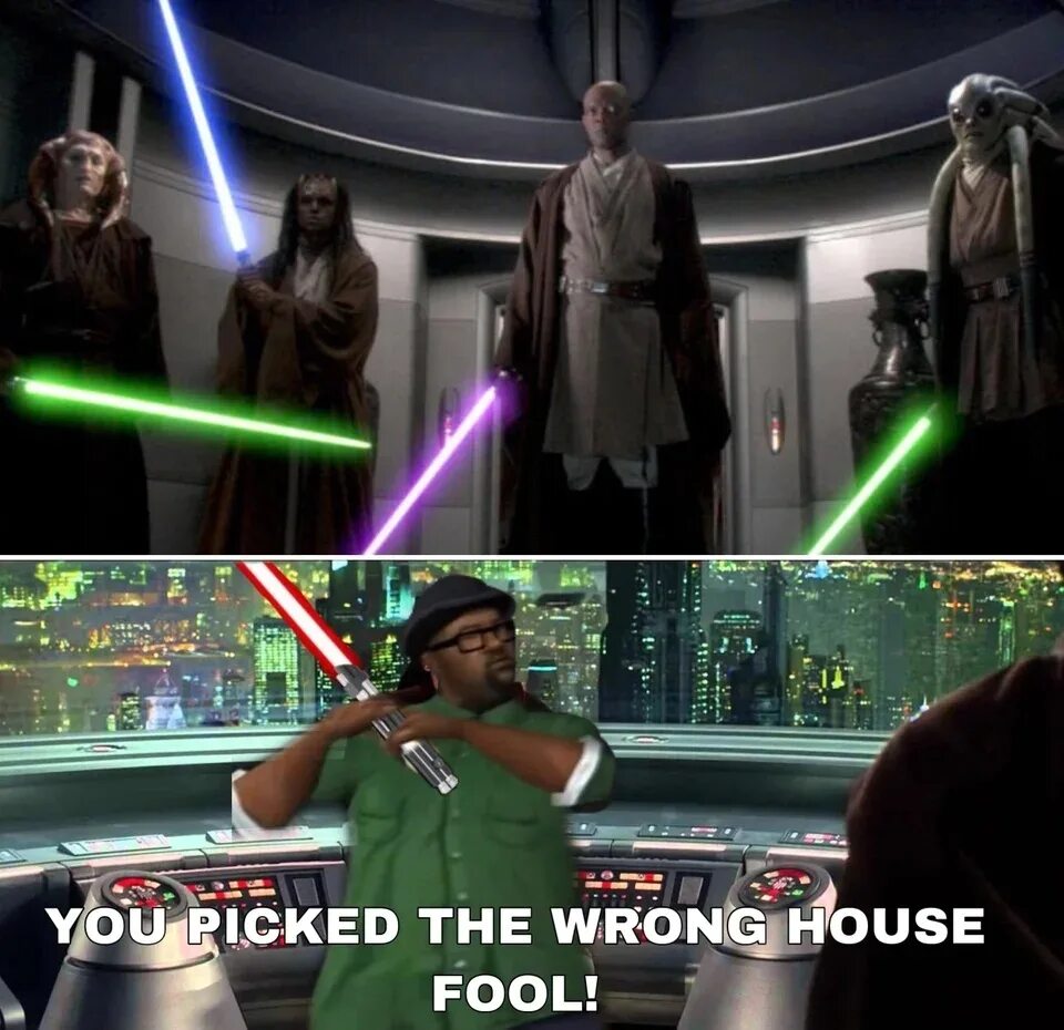 You pick the wrong House Fool. You pick a wrong House. Big Smoke you picked the wrong House Fool. GTA meme you picked wrong House Fool. The wrong house