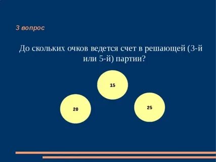 До скольких очков играют