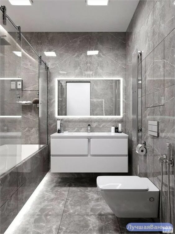 Ванная комната 2023 фото. Серая ванная. Серая ванная комната. Ванная в сером цвете. Серая мраморная плитка в ванной.