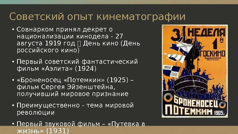 Национализация кинематографа. Декрет о национализации кинематографа. 27 Августа 1919. Декрет о национализации кинодела 1919 года. В организациях кинематографии театрах допускается с согласия