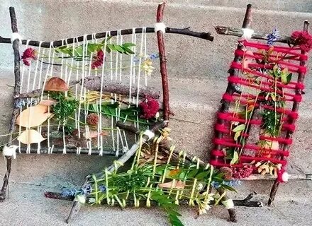 Машина из веток своими руками