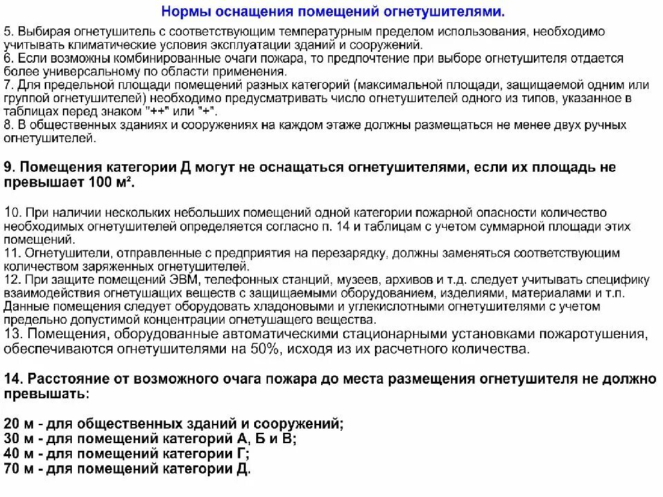 Выбор типа и расчет необходимого количества огнетушителей. Норматив огнетушителей на площадь здания. Нормы размещения огнетушителей. Расчет количества огнетушителей. Нормативы колличеств аогнетушителей.