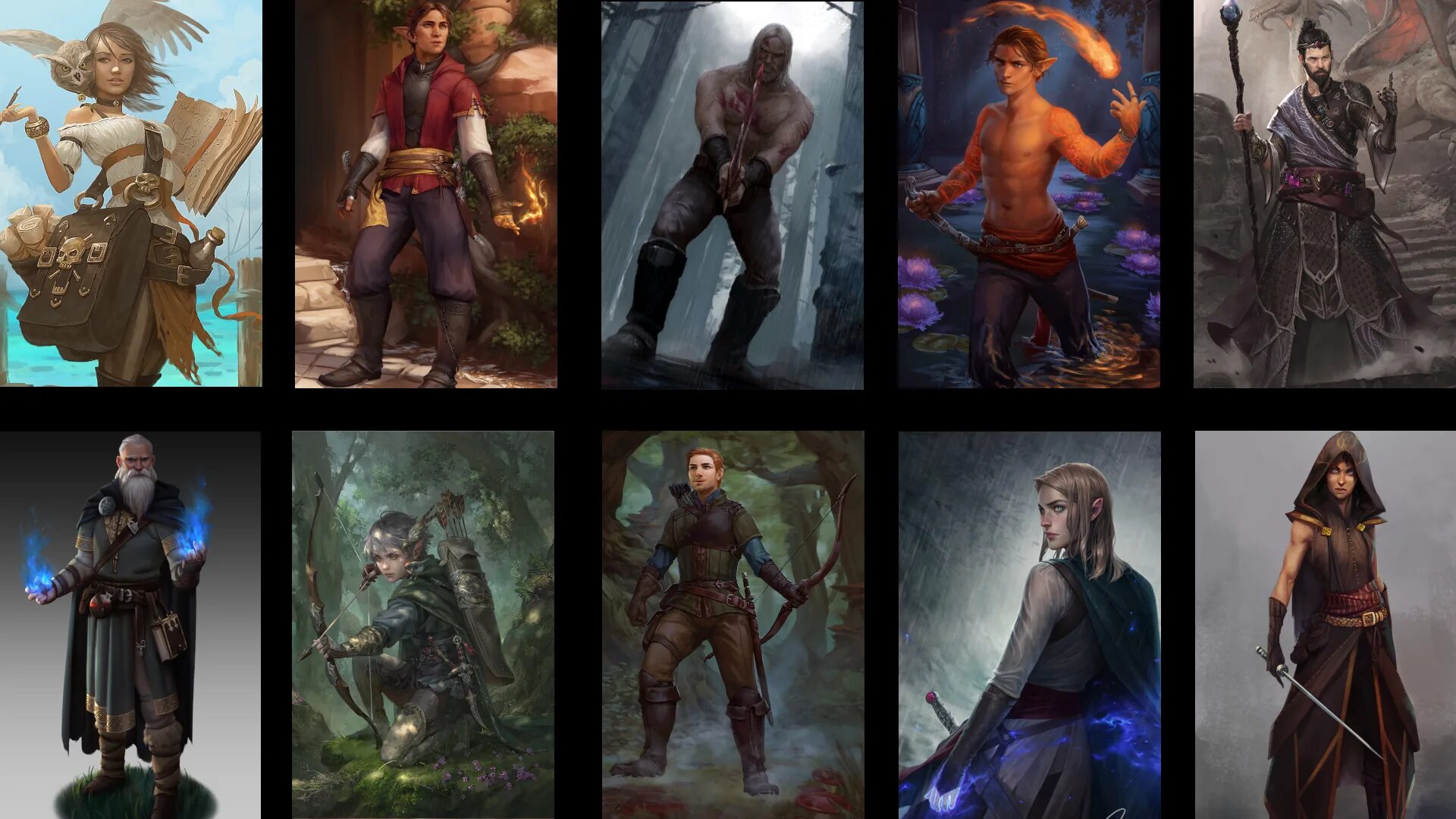 Pathfinder Kingmaker portraits Pack. Pathfinder Kingmaker портреты. Pathfinder Kingmaker портреты Магус. Pathfinder Kingmaker тифлинг.