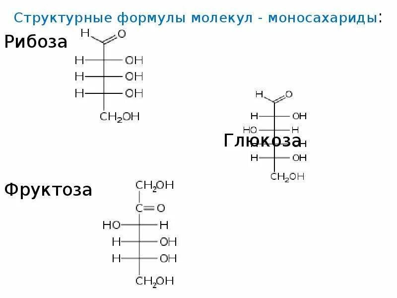Состоят из остатков молекул моносахаридов. Молекулярная формула рибозы. формула глюкозы рибозы и фруктозы. структурные формулы моносахаридов. фруктоза формула структурная формула.