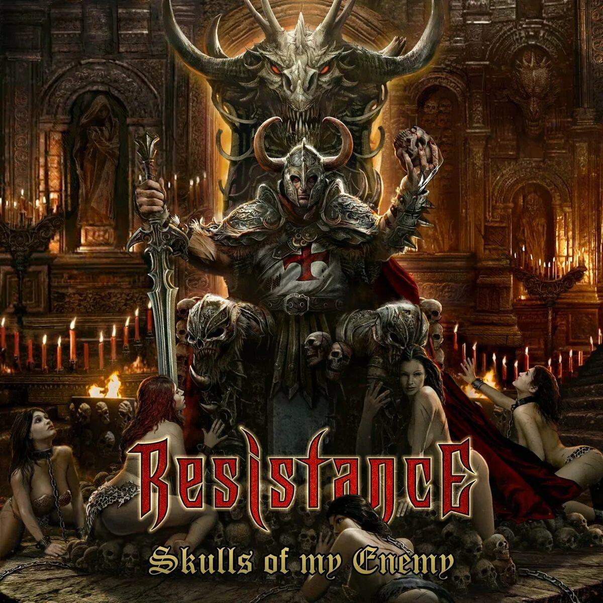 Enemy resistance. Религия фэнтези арт. власть арт фэнтези. resistance - skulls of my enemy - 2025 фото. рок альбомы 2025.