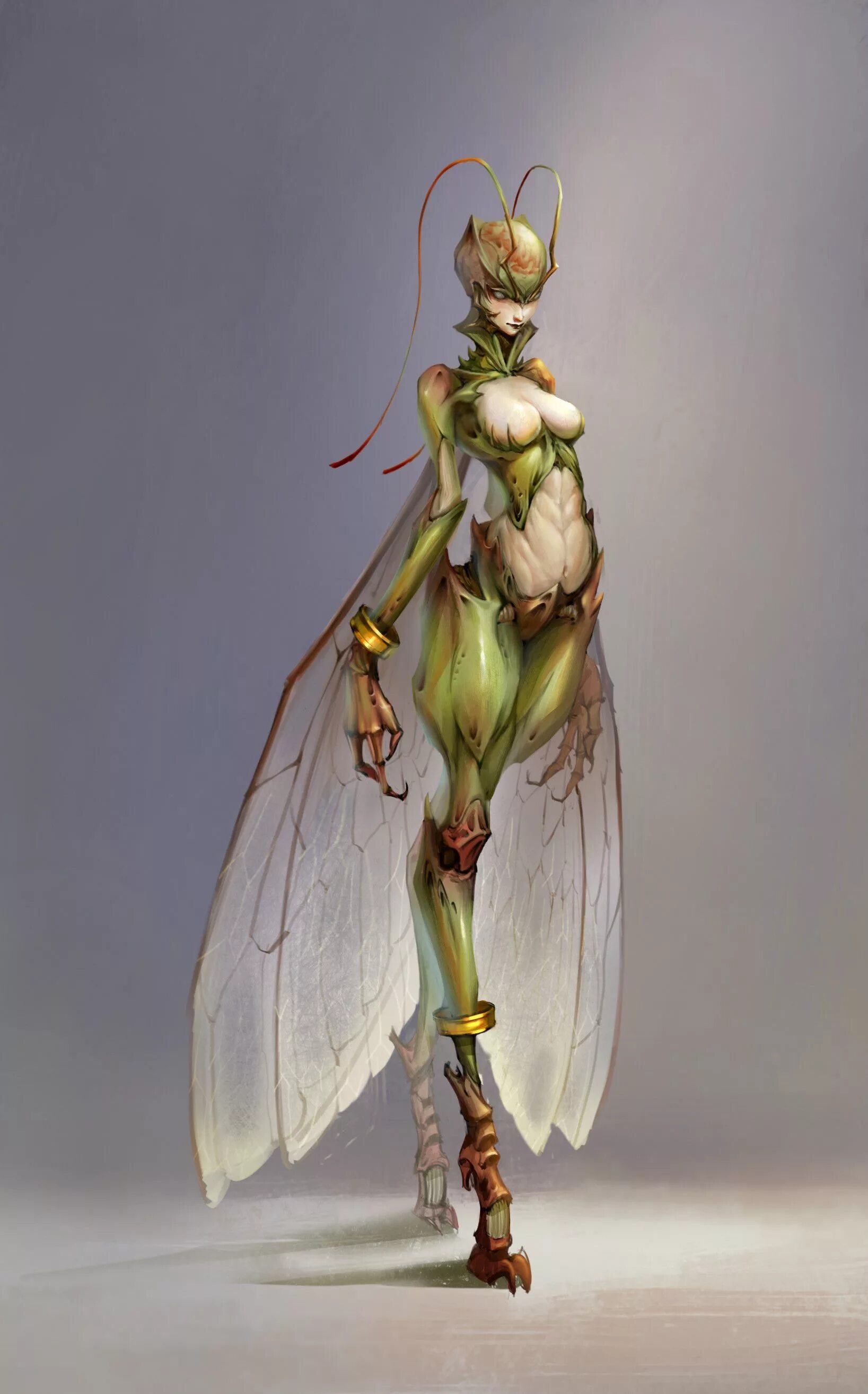 Plant girls insect invasion. Инсектоид Жук богомол. Богомол Monster girl Insectoid. Инсектоиды богомолы Королева.