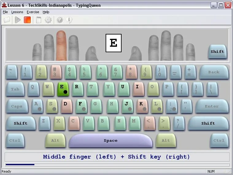 Shift tab