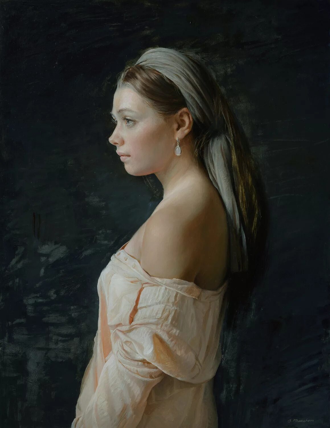 освещение натуры. полуфигура академия репина. натюрморт с драпировкой. живопись с натуры. натура для портрета.