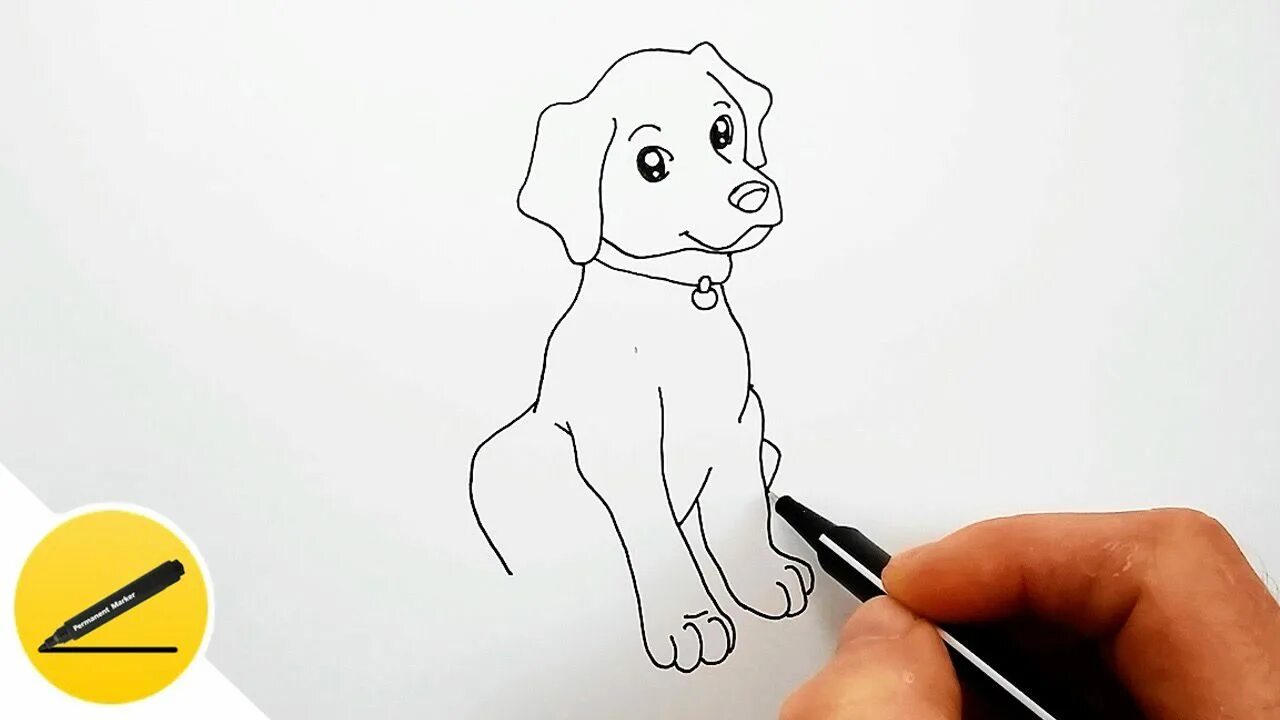 Как нарисовать собачку видео. Как нарисовать собачку поэтапно. собачка карандашом для детей очень легко. видео как рисовать собаку. щенок рисунок для детей карандашом срисовать.