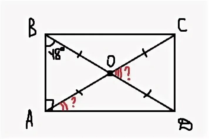 Дано abcd прямоугольник угол abd 48. Дано abcd прямоугольник угол abd 48