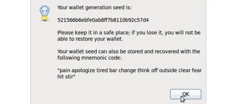 Seed phrase wallet